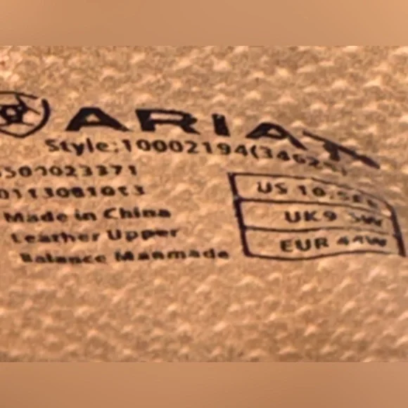 Ariat Men's Brown Leather Western/Cowboy Boots - size 10.5 EE - Picture 9 of 16